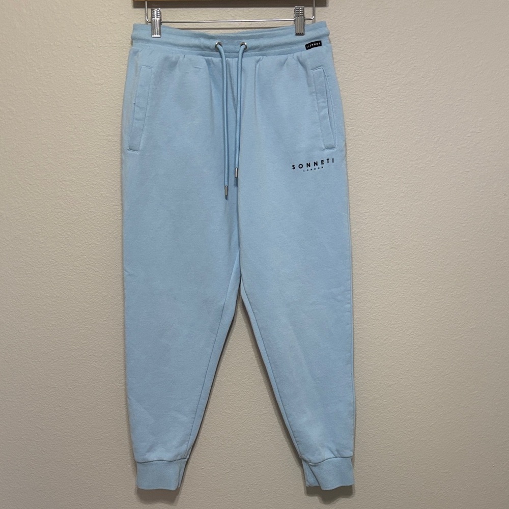 Sonneti London Light Blue Men's Jogger Pants Sweatpants Drawstring SizeS/M *Read
